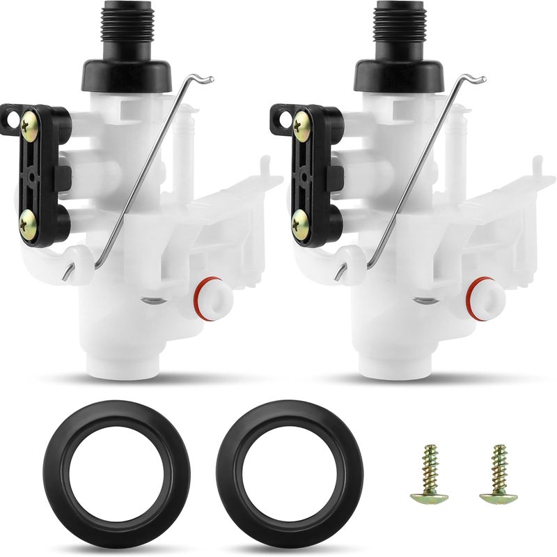 Fetechmate 2 Pack 31705 RV Toilet Water Valve Kit, 31688 Camper Toilet Valve Freeze-resistant Leak-resistant, Compatible with Thet-ford Aqua-Magic V High and Low Toilet, 31687 31684 RV Valve Module by - Image 1